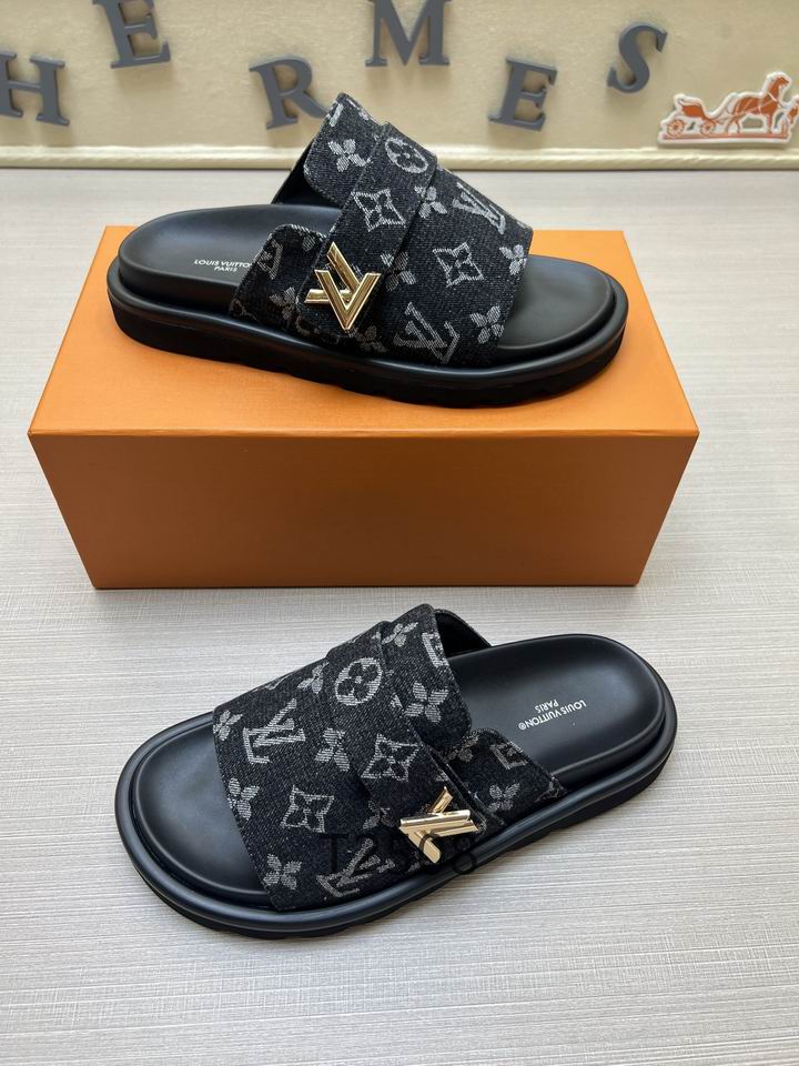 Men Monogram Slides
