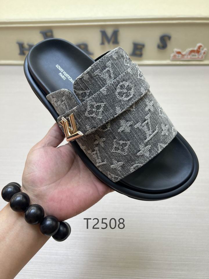 Men Monogram Slides