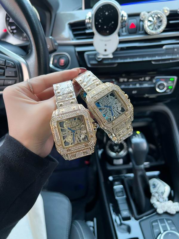 Iced Square Luxury Watch