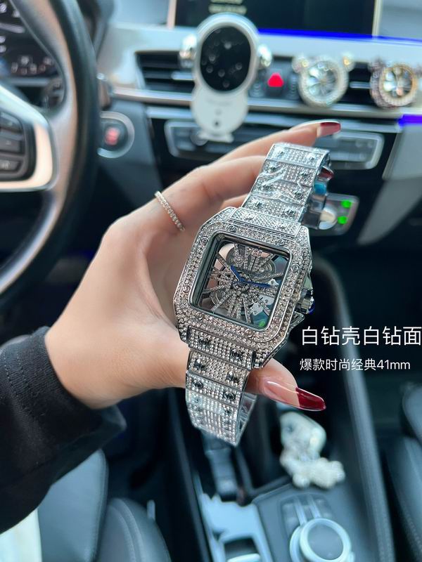 Iced Square Luxury Watch
