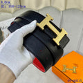 Iconic Reversible Leather Belt
