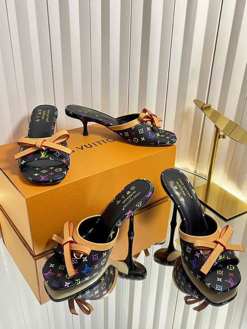 Bow Heeled Sandals