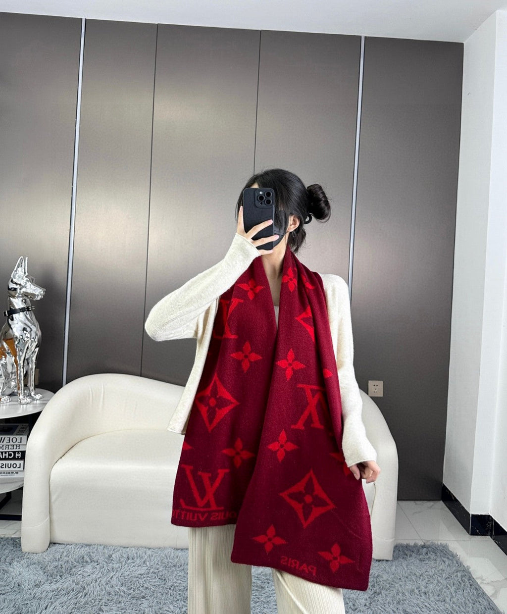 Woven Cashmere Scarf