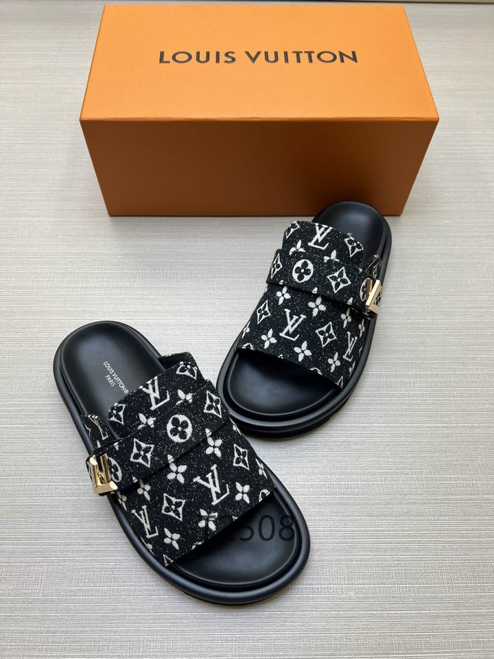 Men Monogram Slides