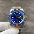 Blue Gold Dial Automatic Diver Watch 40 mm