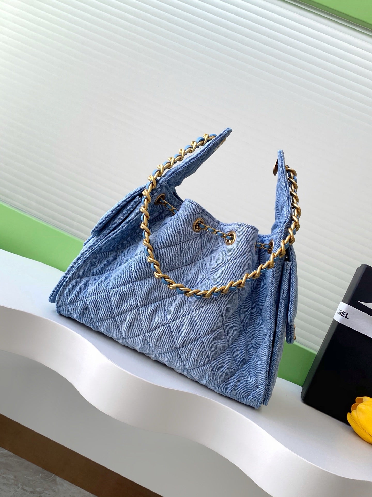 Retro Denim 25 Hobo Shoulder Bag – 30cm